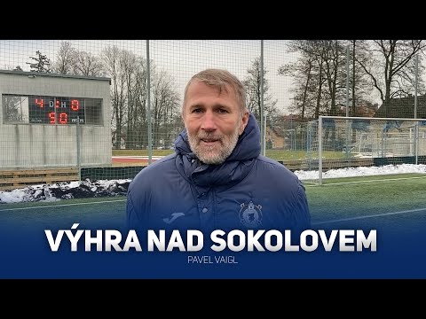 Pavel Vaigl po výhře nad Sokolovem