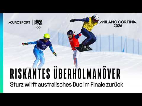 Sturz entscheidet das Snowboard-Cross-Finale I Olympia 2026 I Snowboard Cross I Mixed Team