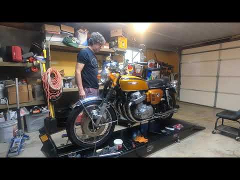 1970 Honda CB750K0 Fork Ear Swap