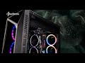 Sharkoon REV300, Tower-case - juodas, Tempered Glass