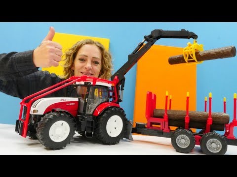 Die Wunderbox - Robocar Poli und der Holztransporter - Spielzeugvideo für Kinder