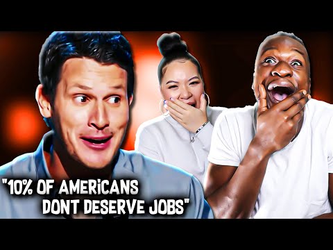 SO TRUE!!! How Do 90% of Americans Have Jobs? - Daniel Tosh (COUPLES REACTION)