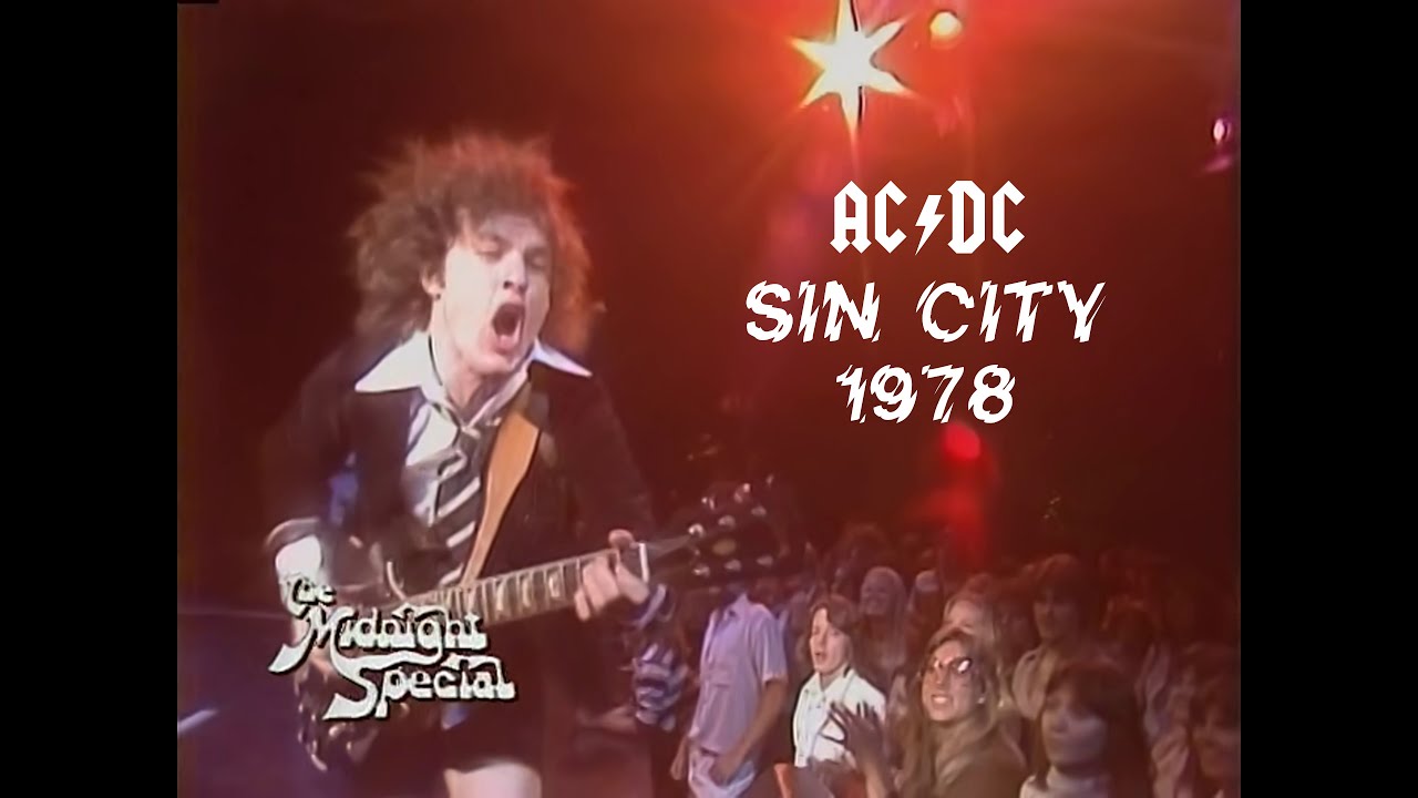 AC/DC - Sin City - Live at The Midnight Special - 1978 Tv Show (Remastered) - YouTube