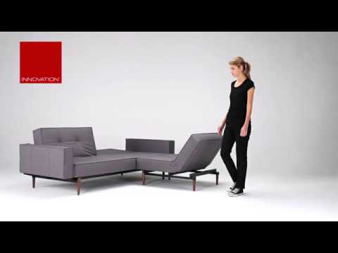 INNOVATION LIVING SPLITBACK SOFA BED WITH ARM