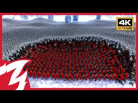 🔥 300 SPARTANS vs 50000 ZOMBIES - Ultimate Epic Battle Simulator (Cinematic) - 4K
