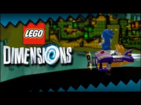 Lego Dimensions - Sonic Level Pack - Out of Bounds Glitch (Minikit w/o Supergirl) - Lost Labyrinth