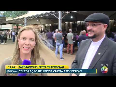 Fé e tradição marcam festa em Jardinópolis (06/08/26)