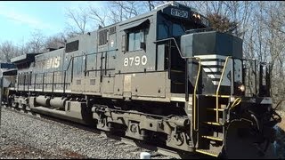 preview picture of video 'Norfolk Southern Over Shepherdstown Trestle'