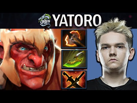 Troll Warlord Dota 2 Gameplay Spirit.Yatoro with 20 Kills and Battlefury - TI12