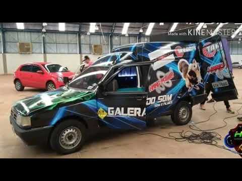 Fiorino galera do som com hard Power alto falantes e módulos Taramps ... Sente a pressão 🔊🎶🔝