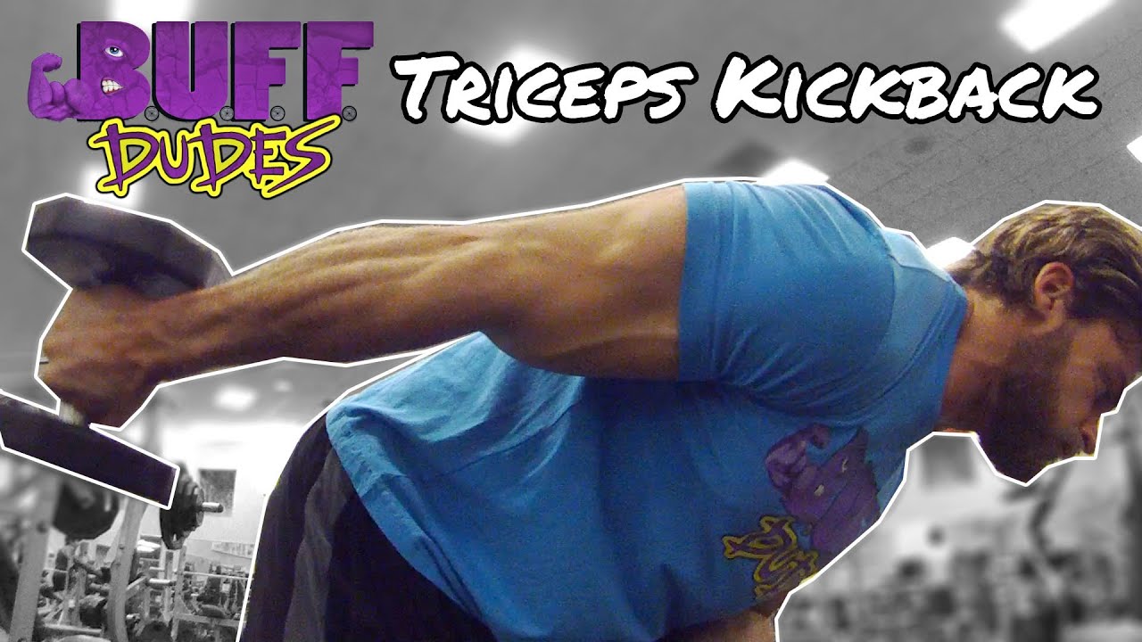 How to Perform Dumbbell Triceps Kickback Exercise
