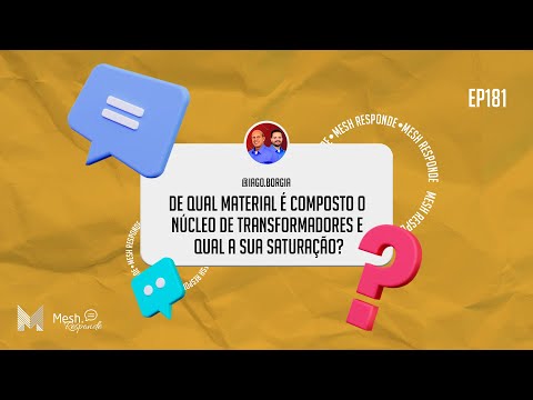 De qual material é composto o núcleo de TRAFO e qual a sua saturação?