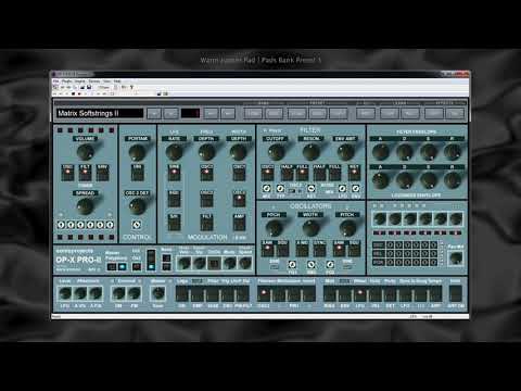 SonicProjects OP-X PRO-II - Factory Presets Demo