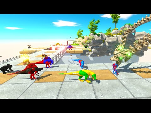 ALL UNITS TRAP CLIMB DEATH RUN - Animal Revolt Battle Simulator ARBS