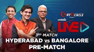 Cricbuzz LIVE: Match 3, Hyderabad v Bangalore Pre-match show