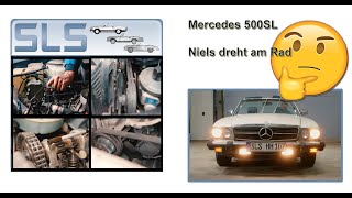 Jak ręcznie obrócić wał korbowy w V8 R107 — i dlaczego rozrusznik do tego nie wystarcza