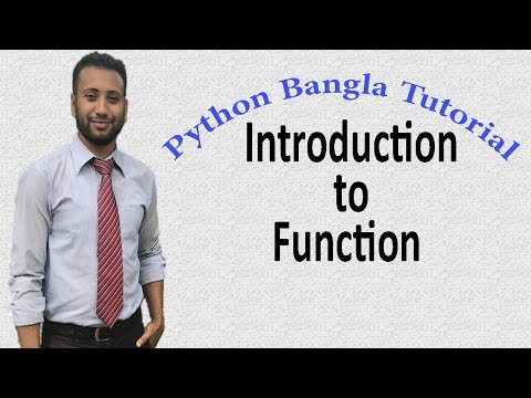 Python Bangla Tutorials 36 Introduction To Function