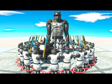 Giant Shatterilla Destroys Units - Animal Revolt Battle Simulator