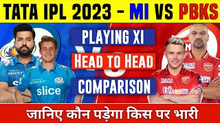 MI vs PBKS Comparison 2023 | Punjab Kings vs Mumbai Indians Comparison | MI vs PBKS 2023