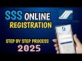 SSS ONLINE REGISTRATION 2025 PAANO MAGKAROON NG USER ID AT PASSWORD SA SSS ONLINE 2025