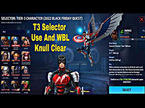 T3 Selector Use Black Friday 2022 And WBL Knull Clear Special Showcase - Marvel Future Fight