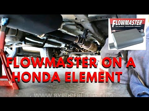 Trying a Flowmaster Super44 on a Honda Element