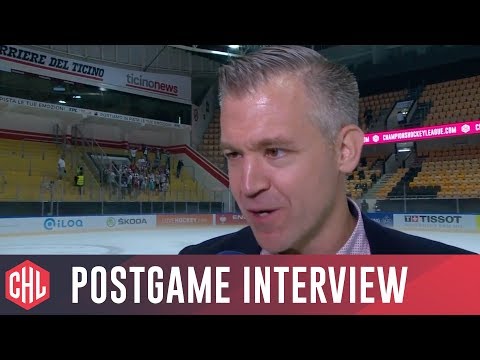 Postgame interviews: HC Lugano vs HC05 Banská Bystrica 4:1