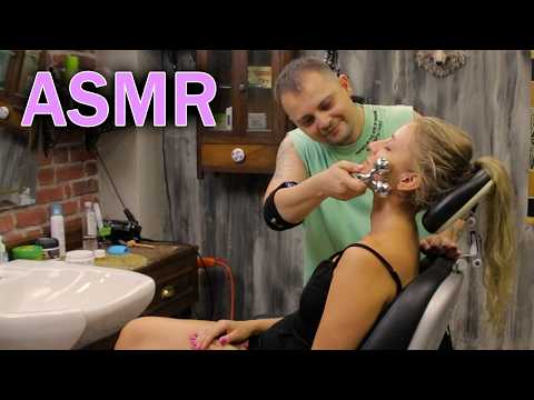 AMAZING Asmr Female Massage Session | Asmr Head Massage, Back Massage, Leg Massage Together