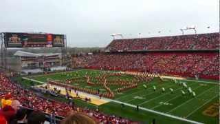 Iowa State Marching Band plays Tom Sawyer from Rush, October 13 2012, Family Weekend