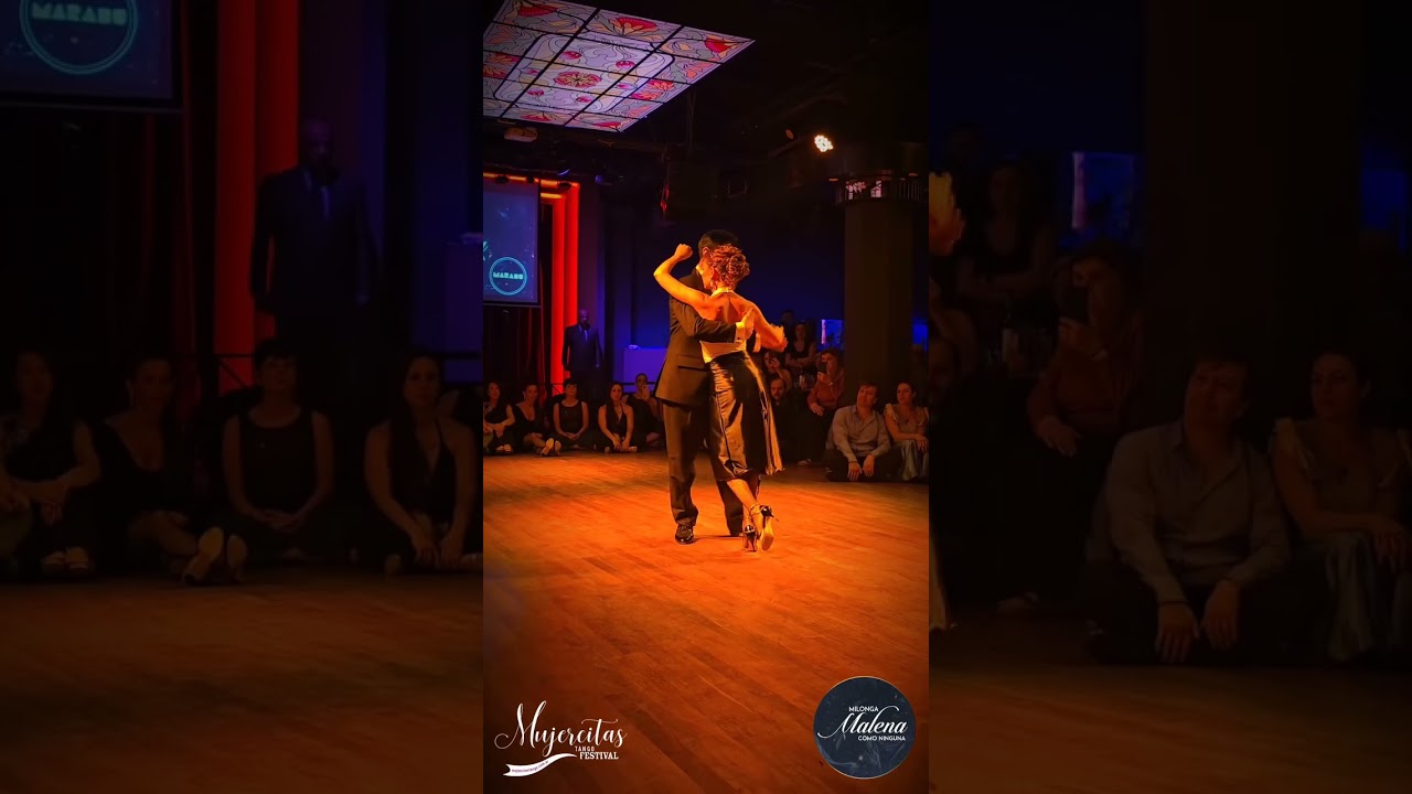 Magdalena Gutierrez & Germán Ballejo en el marco de @mujercitas.tango.fest en Milonga Malena