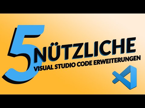 5 VSCode Erweiterungen, die jeder Webentwickler kennen sollte!
