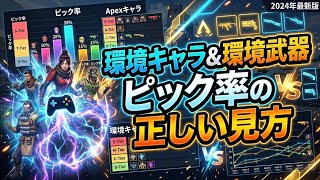 Apex  環境キャラ＆環境武器 ピック率の、正しい見方&考え方