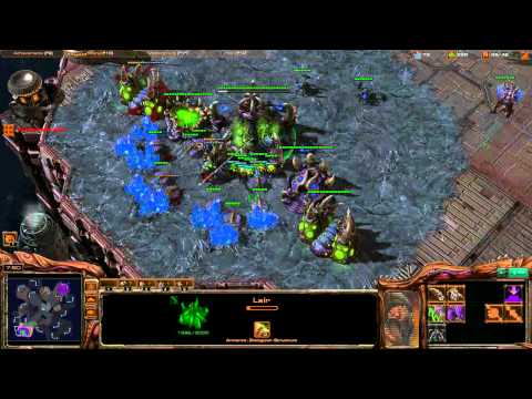 Destiny (Z) vs. Spanishiwa (Z) - Starcraft 2 Ladder