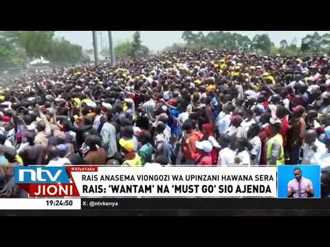 Rais asema viongozi wa upinzani hawana sera na kuwa semi zao hazimbabaishi