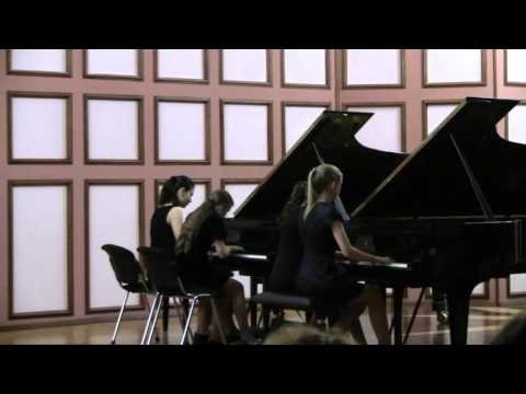 A.Tsfasman "Snowflakes" - by Daria Penzina, Elizabeth Kirillova, Maria Yakunina, Nino Abasheli
