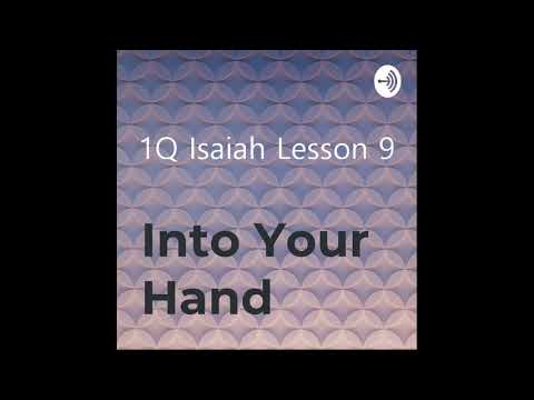 "To Serve and to Save" 1Q Lesson 9 Isaiah Sabbath School Lesson