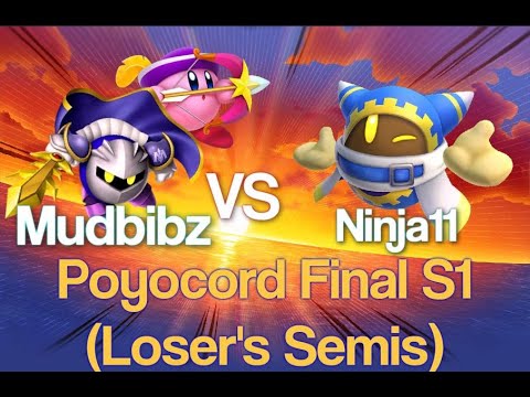 Mudkibz (Meta Knight/Archer) vs ninja11 (Magolor) - Kirby Fighters 2 - Poyocord Finale Season 1