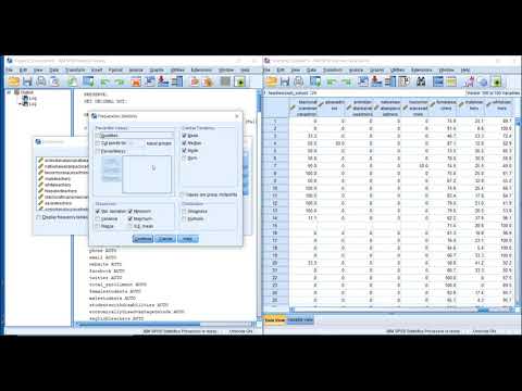 Using SPSS To Create a Descriptives Table