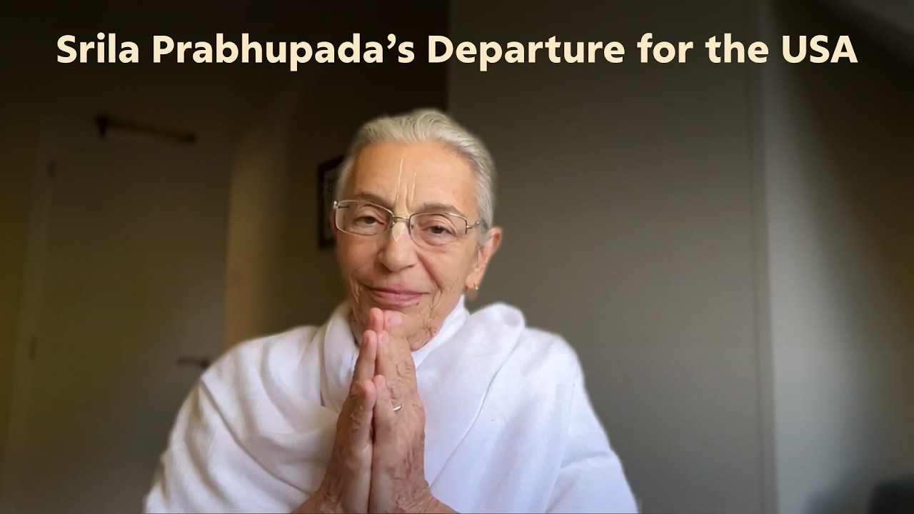 Srila Prabhupada’s Departure for the USA | The Journey That Changed the World