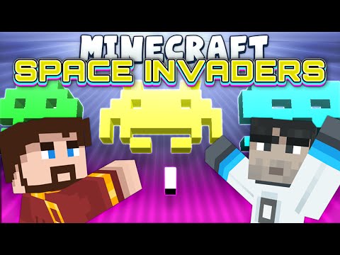 Minecraft Minigames - Space Invaders - Games With Sips