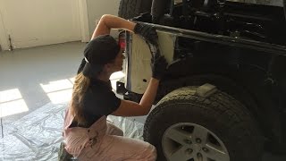 Days 2-6  - Body Work - Sugar High Jeep Wrangler Rubicon Build for SEMA and Rebelle Rally