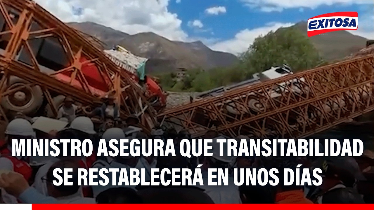 🔴🔵 Apurímac: Ministro de Transporte asegura que transitabilidad se restablecerá en unos días