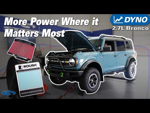 Major Torque Gains from the Roush Bronco 2.7L Performance Pac | Dyno & 0-60 Times