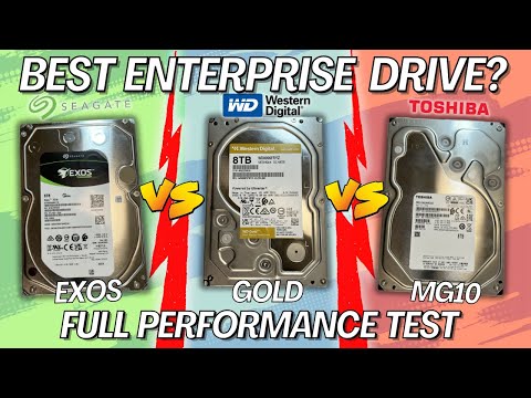 Seagate Exos vs WD Gold vs Toshiba MG Enterprise Drive Comparison