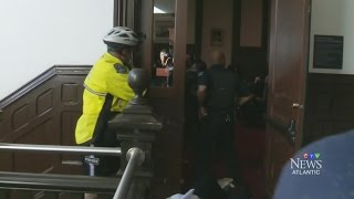 Melee erupts as Halifax murder suspect appears in court