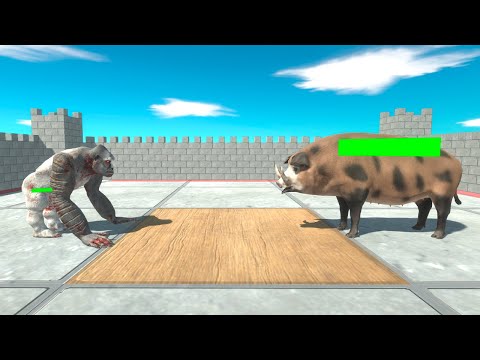 Old Goro vs Giants - Animal Revolt Battle Simulator