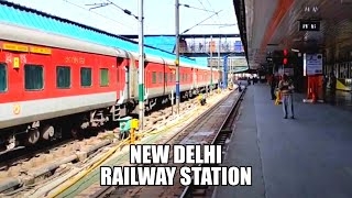 New delhi railway station | Platform 16 | Ajmeri gate side | Busiest railway station in india |