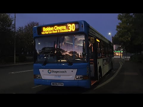 EVENING RUN: Route 30 | NK56FFH/35188 - Stagecoach North East: Dennis Dart SLF/ADL Pointer 2
