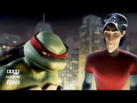 TMNT | Casey & Raphael Chased by General Gato | ClipZone: Heroes & Villains