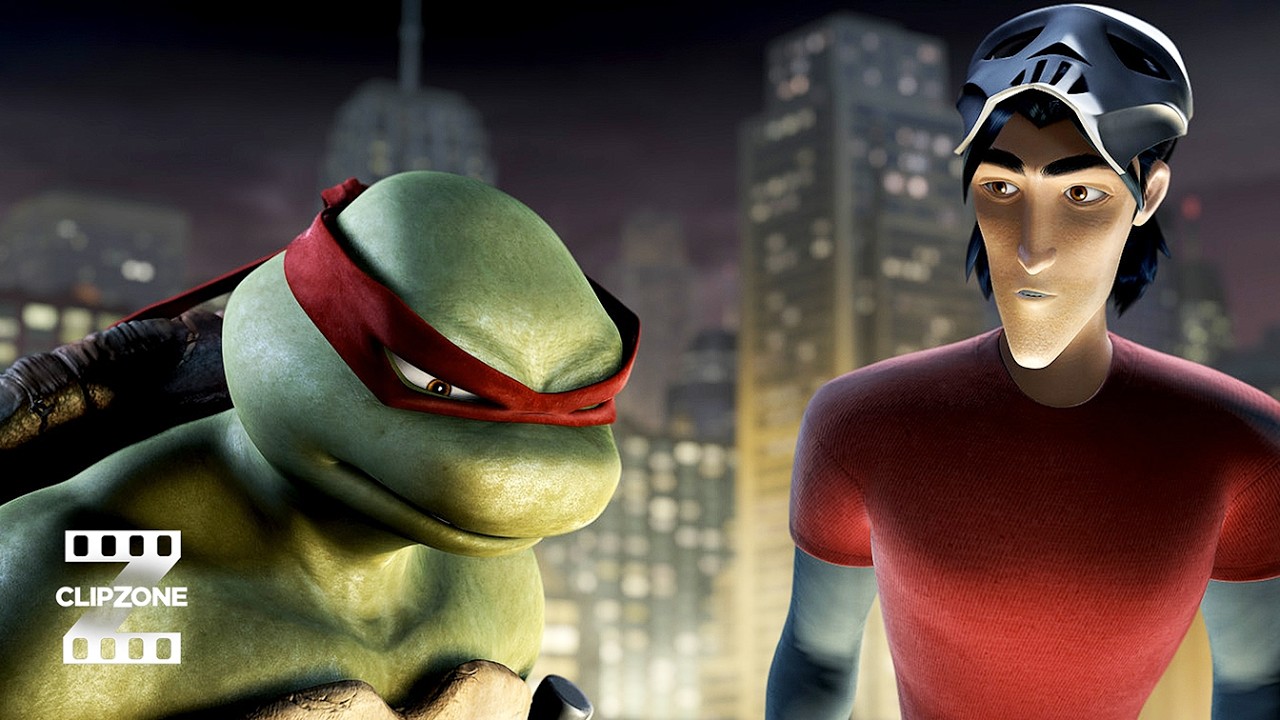 Casey & Raphael Chased by General Gato